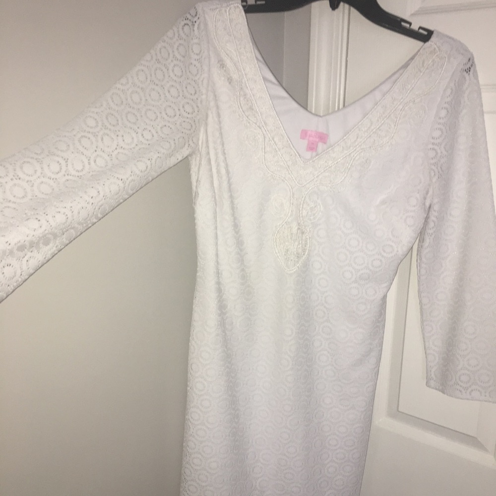 White Lilly Pulitzer dress